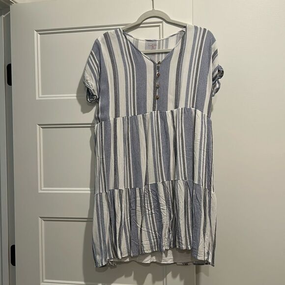 Everly grey maternity dress M - Picture 1 of 2